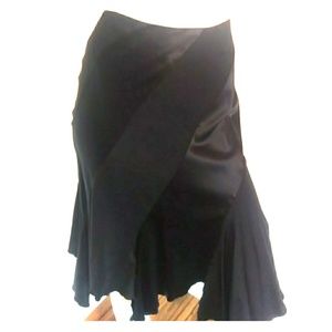 Bebe Black Silk Dress